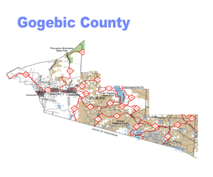 Gogebic County Snowmobile Trail Map